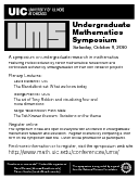UMS Flyer 2010 (PDF)