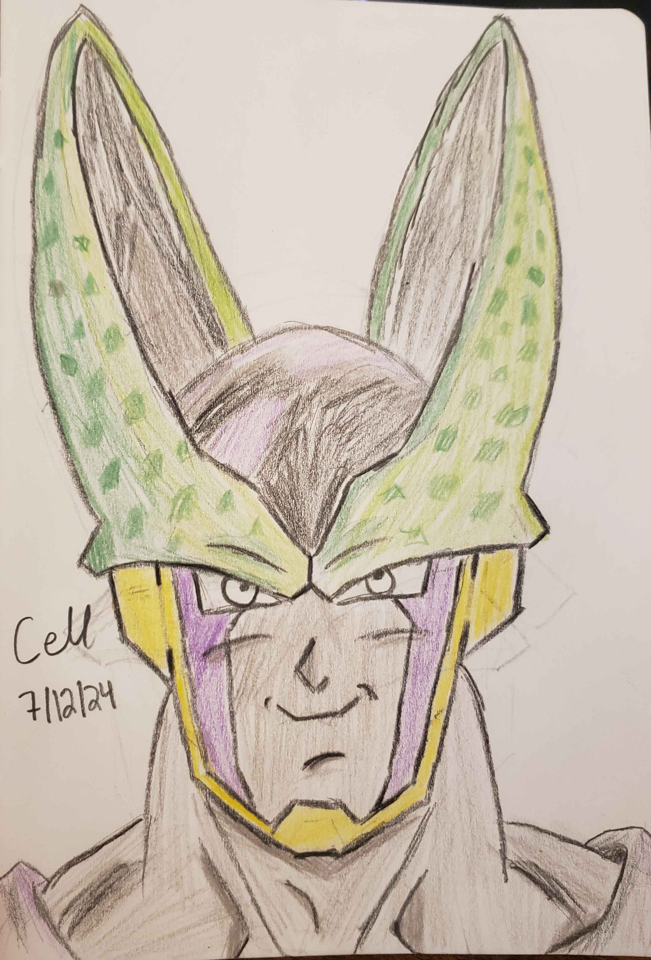 Cell July 12, 2024 (Color Pencil)