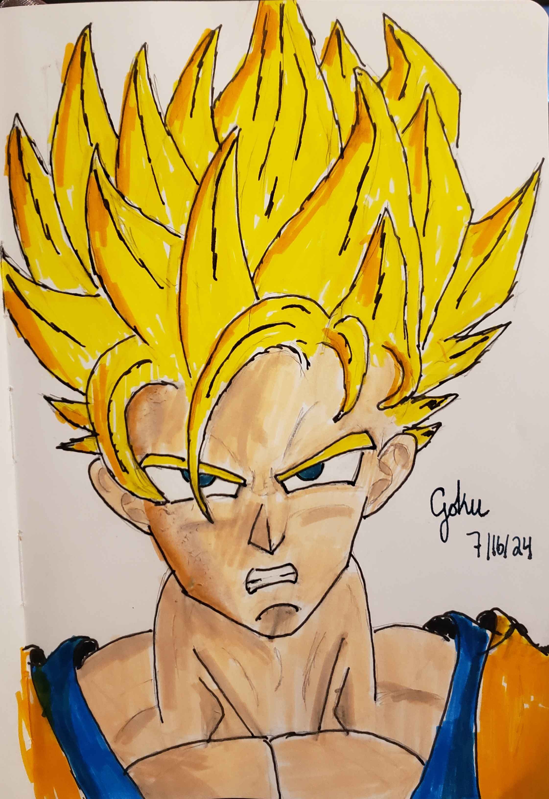 Goku - July 16, 2024 (Marker)