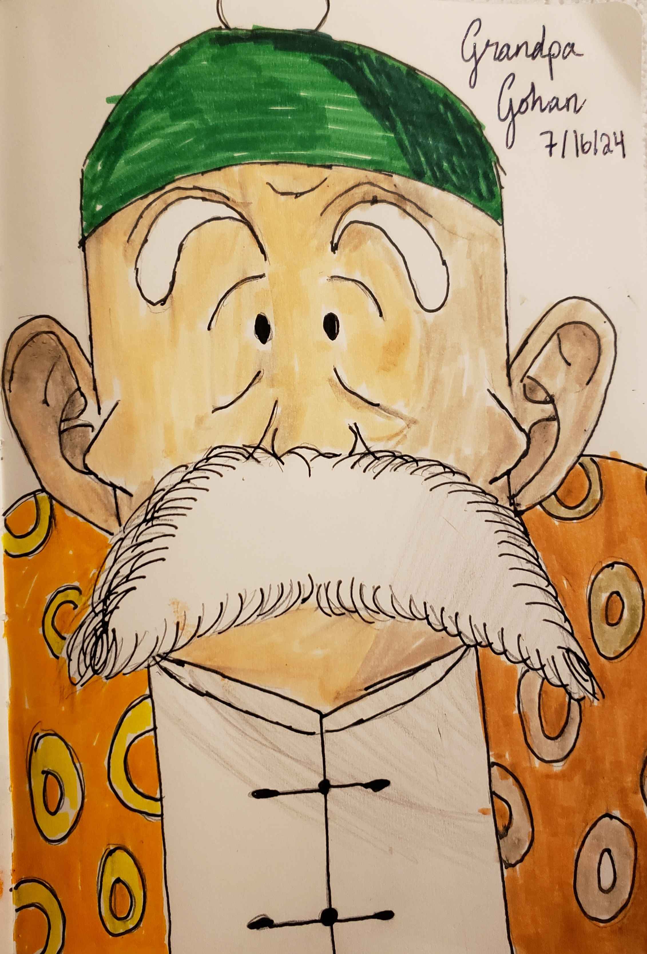 Grandpa Gohan - July 16, 2024 (Marker)