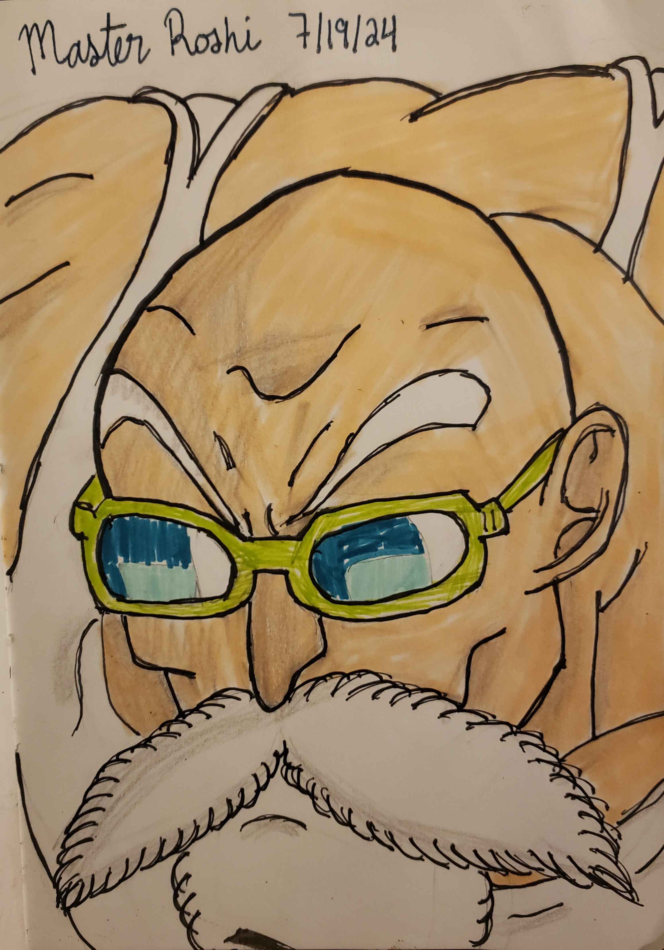 Master Roshi - July 19, 2024 (Marker)