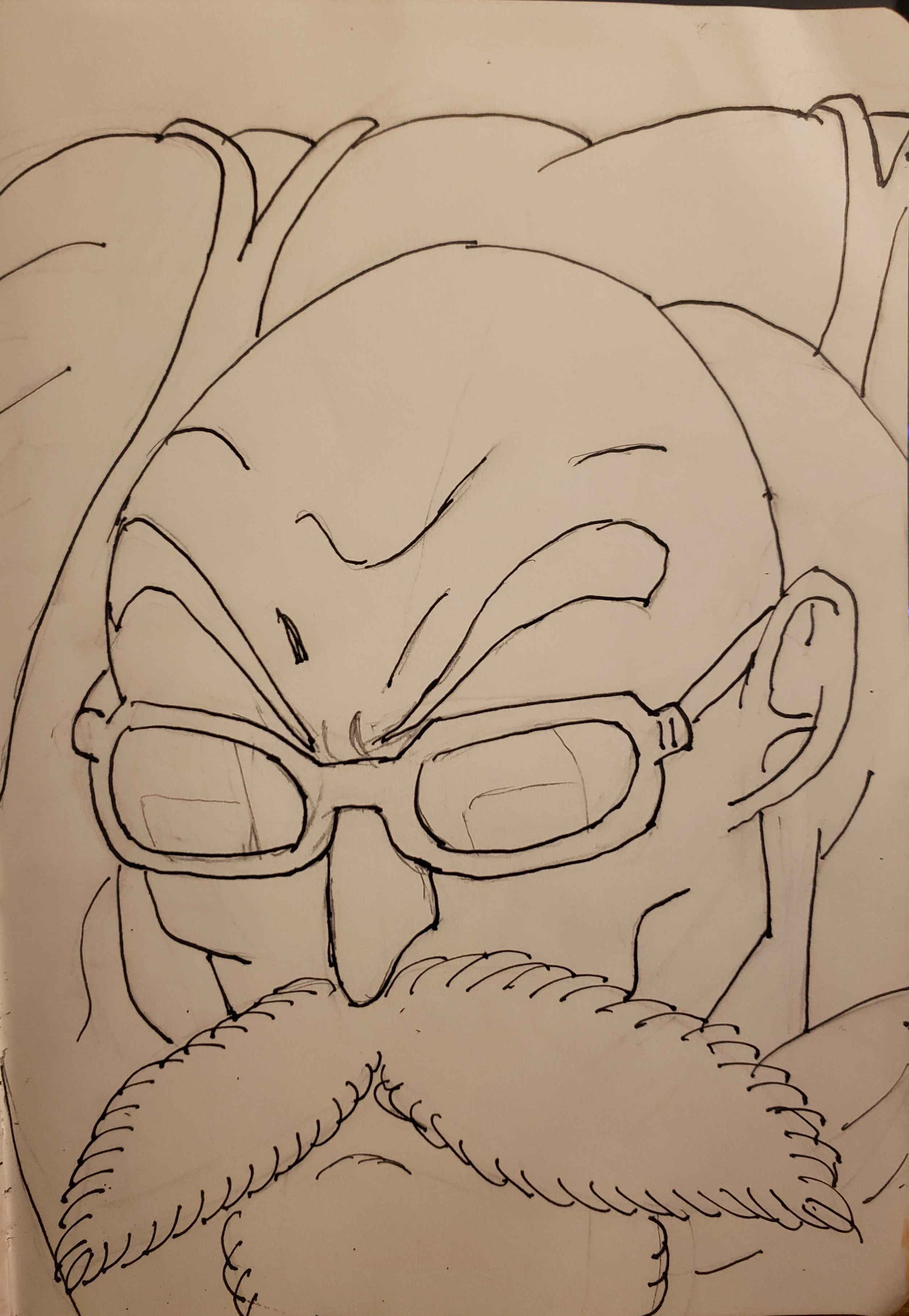 Master Roshi - July 19, 2024 (Sketch)