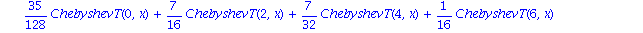 xtv := vector([ChebyshevT(0, x), ChebyshevT(1, x), 1/2*ChebyshevT(0, x)+1/2*ChebyshevT(2, x), 3/4*ChebyshevT(1, x)+1/4*ChebyshevT(3, x), 3/8*ChebyshevT(0, x)+1/2*ChebyshevT(2, x)+1/8*ChebyshevT(4, x),...