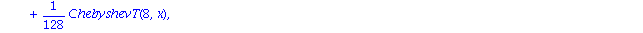xtv := vector([ChebyshevT(0, x), ChebyshevT(1, x), 1/2*ChebyshevT(0, x)+1/2*ChebyshevT(2, x), 3/4*ChebyshevT(1, x)+1/4*ChebyshevT(3, x), 3/8*ChebyshevT(0, x)+1/2*ChebyshevT(2, x)+1/8*ChebyshevT(4, x),...